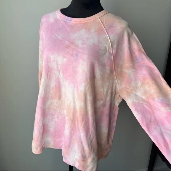 Universal Thread Pink and Orange Tie-Dye Sweatshirt - XL - Picture 2 of 4